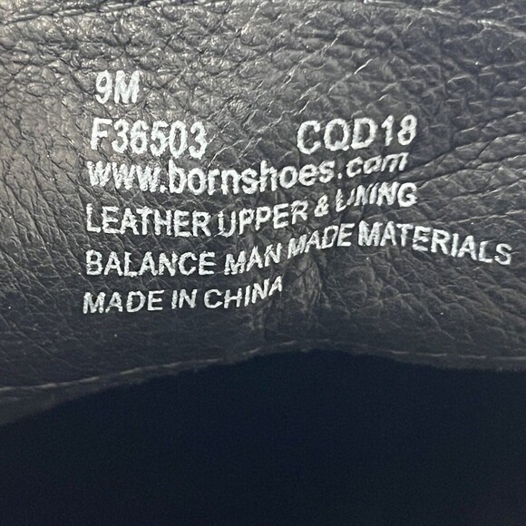 Born Womens Size 9 Black Mendocino Distressed Suede Bootie Ankle Boot - Picture 8 of 8